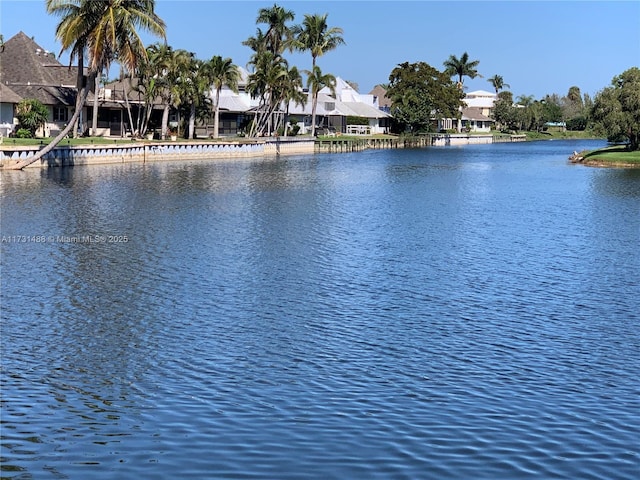 view of water feature