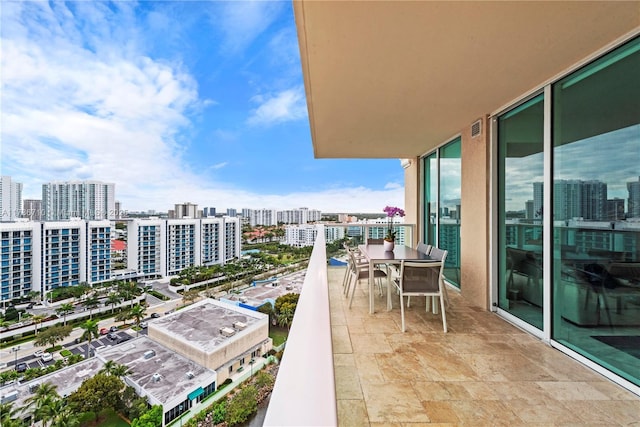 3330 NE 190th St Unit 1715, Aventura, FL 33180 - balcony featuring a view of city