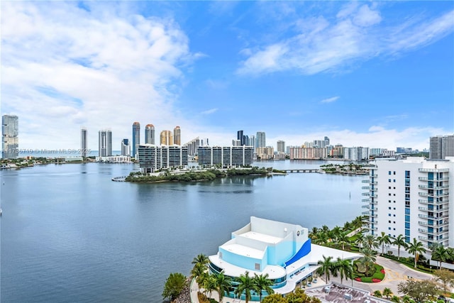 3330 NE 190th St Unit 1715, Aventura, FL 33180 - water view featuring a skyline view