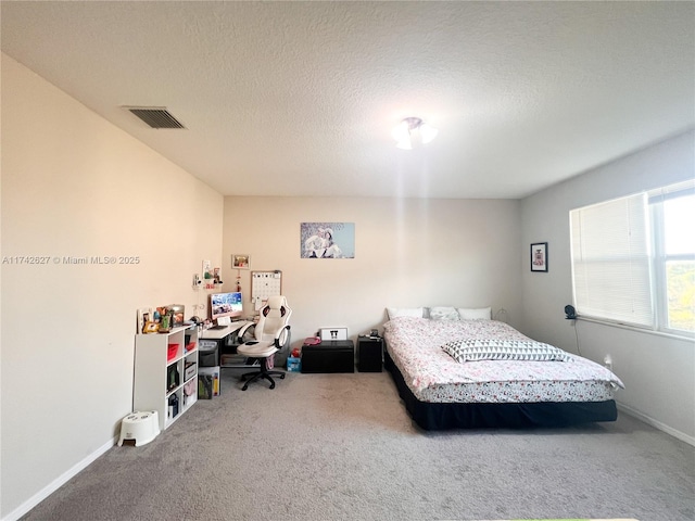 6411 Osprey Landing St, Davie, FL 33314 - carpeted bedroom with baseboards, a textured ceiling, and visible vents