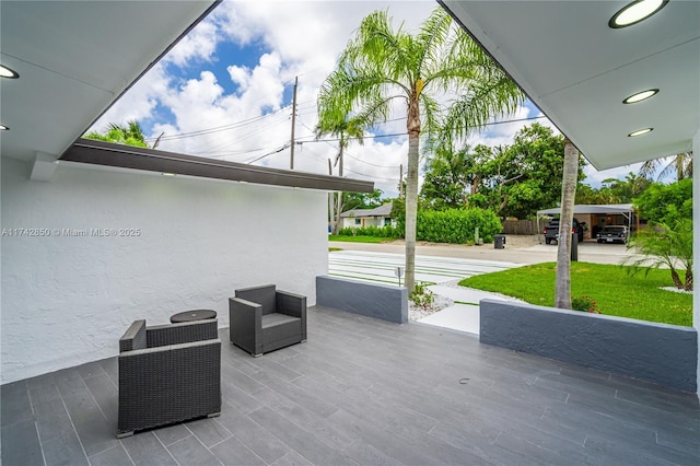 view of patio