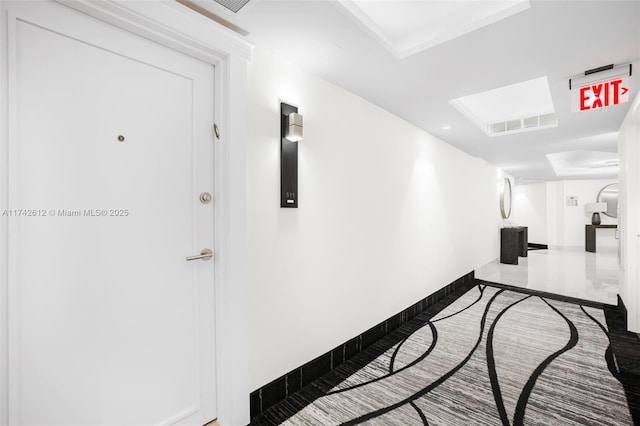 3180 S Ocean Dr Unit 511, Hallandale Beach, FL 33009 - hallway with baseboards