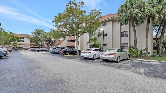 view of uncovered parking lot