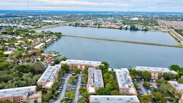 481 Ives Dairy Rd Unit 105-4, Miami, FL 33179 - bird's eye view featuring a water view