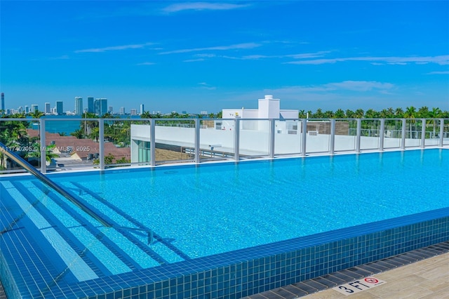 view of pool