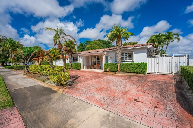 view of front of home