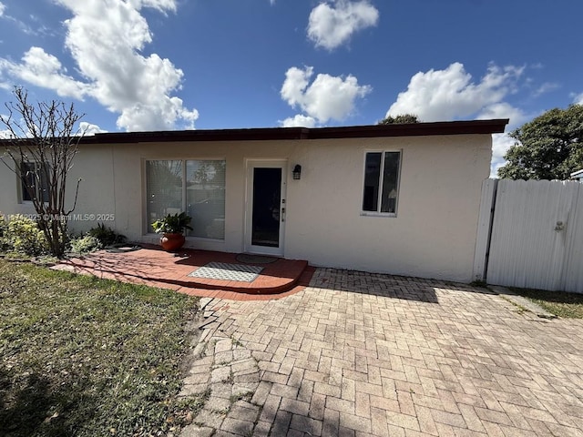 exterior space featuring a patio