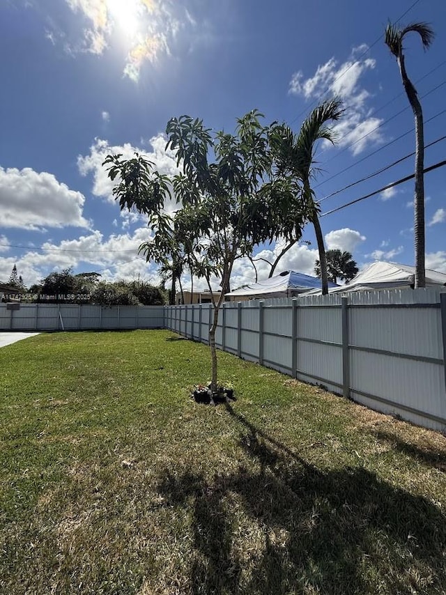 view of yard