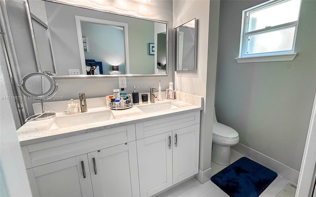 7413 Smithbrooke Dr Unit 7413, Lake Worth, FL 33467 - bathroom with vanity and toilet
