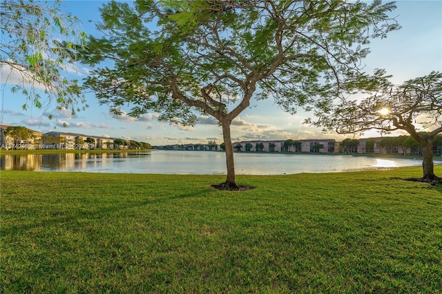 property view of water