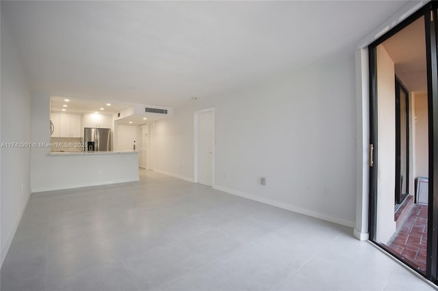 view of unfurnished living room