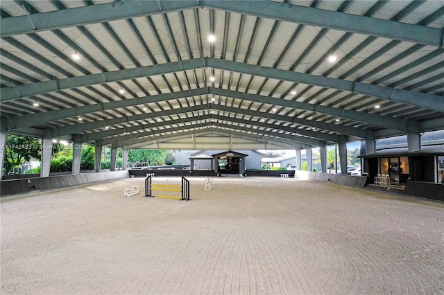 view of stable