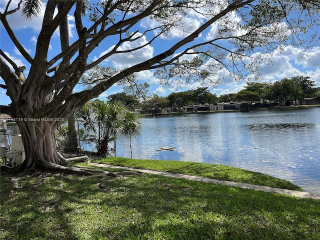 property view of water