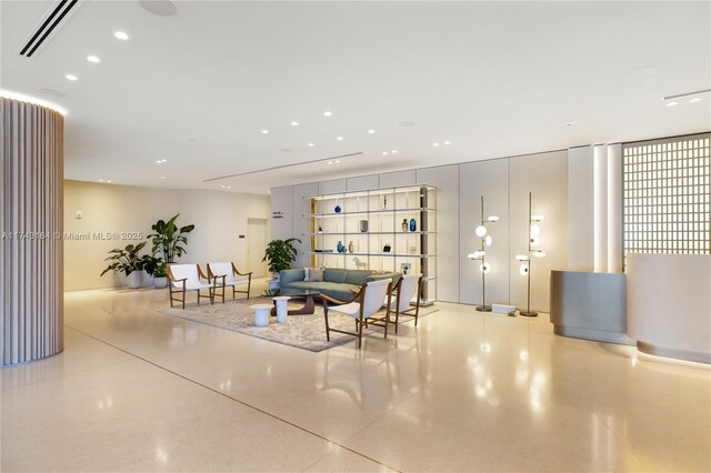 1135 103rd St Unit 602, Bay Harbor Islands, FL 33154 - building lobby with recessed lighting