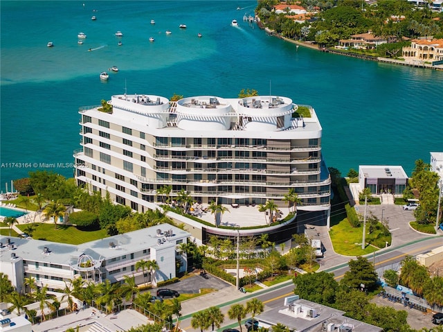 1135 103rd St Unit 602, Bay Harbor Islands, FL 33154 - aerial view of a nearby body of water
