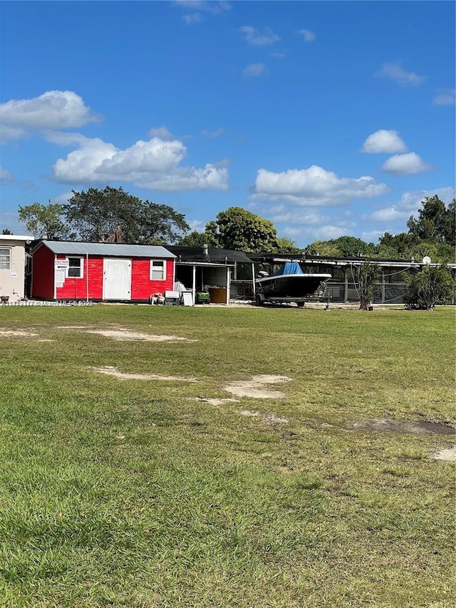 view of yard