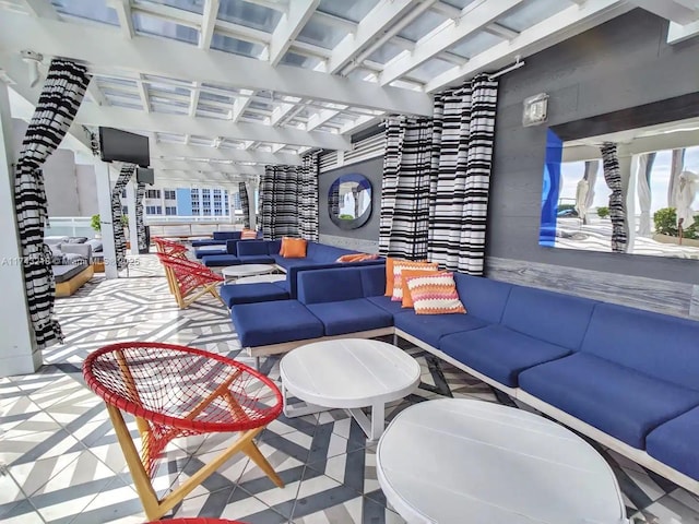 3101 Bayshore Dr Unit 1201, Fort Lauderdale, FL 33304 - interior space featuring an outdoor living space