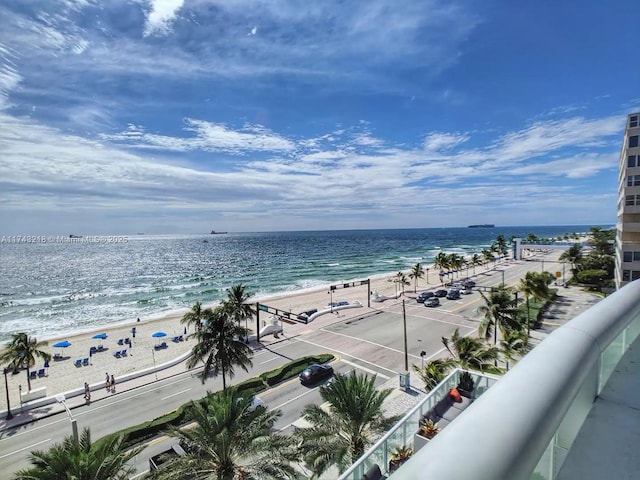 3101 Bayshore Dr Unit 1201, Fort Lauderdale, FL 33304 - view of water feature featuring a view of the beach