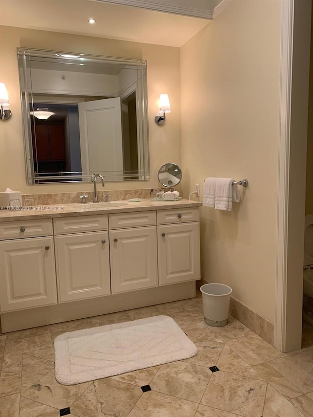 1435 Brickell Ave Unit 3506, Miami, FL 33131 - bathroom with vanity