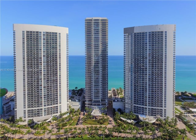 view of property featuring a water view