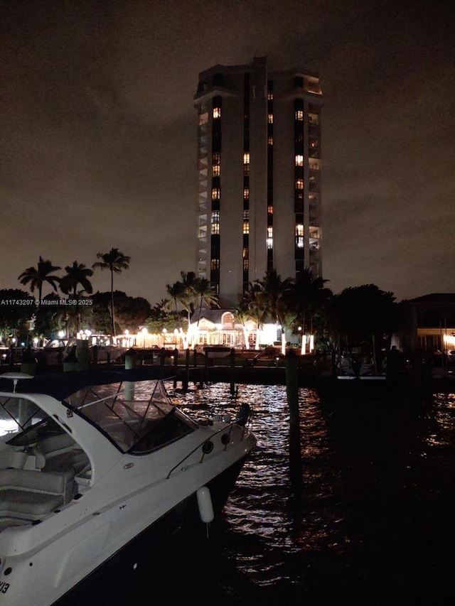 view of property featuring a water view