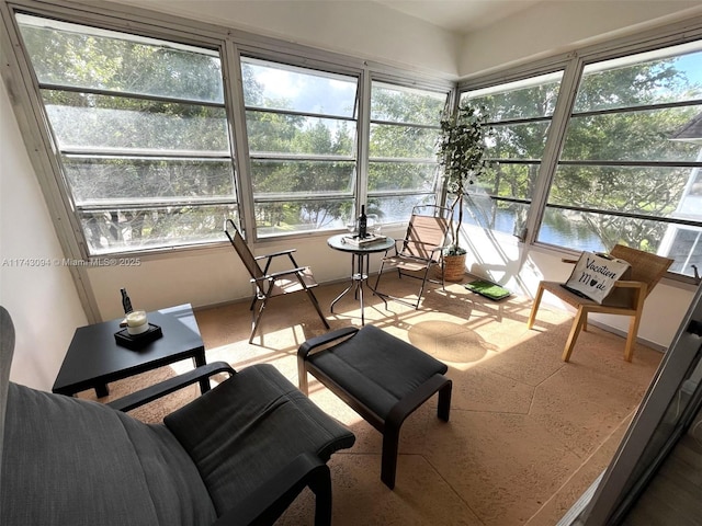 5102 NW 36th St Unit 611, Lauderdale Lakes, FL 33319 - sunroom / solarium featuring a water view