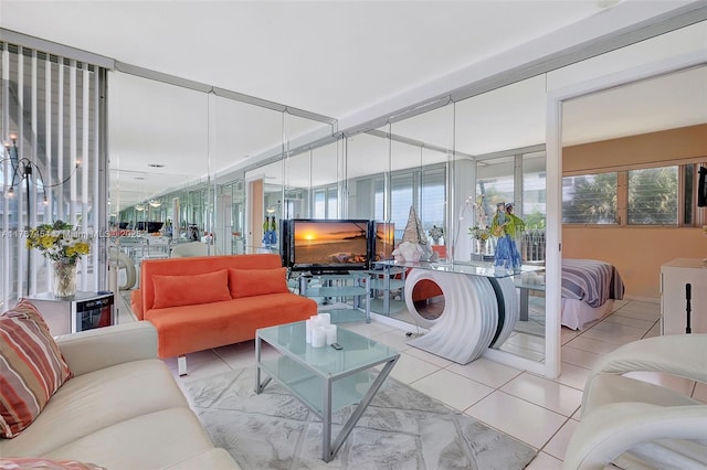 1155 103rd St Unit 9B, Bay Harbor Islands, FL 33154 - view of tiled living area