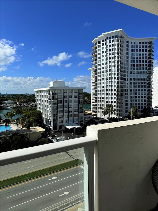 exterior space featuring a water view