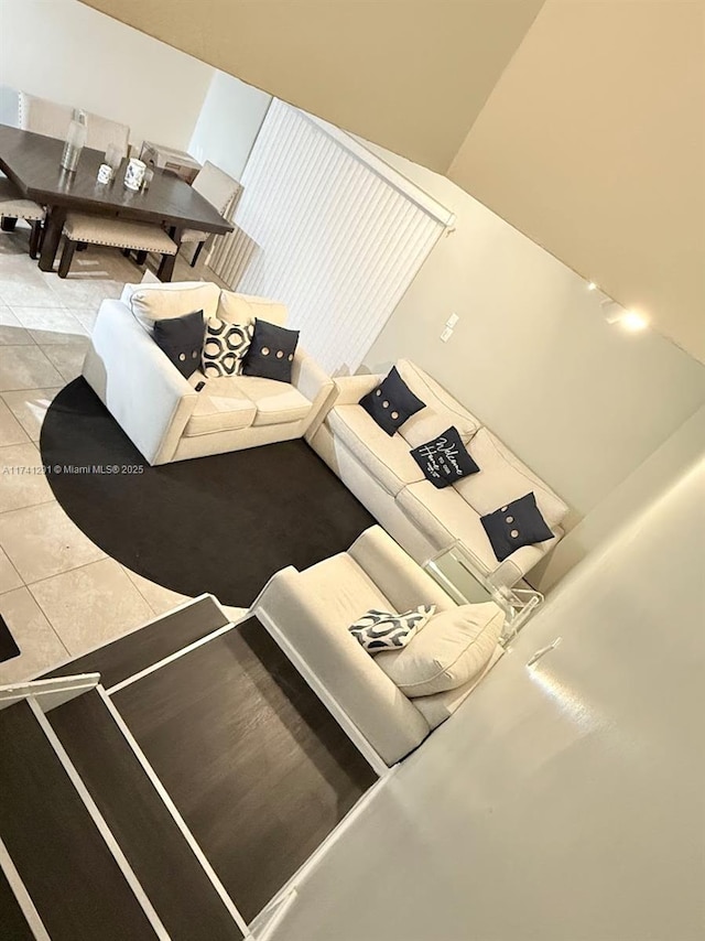 9050 NW 28th St Unit 110, Coral Springs, FL 33065 - living room featuring tile patterned flooring