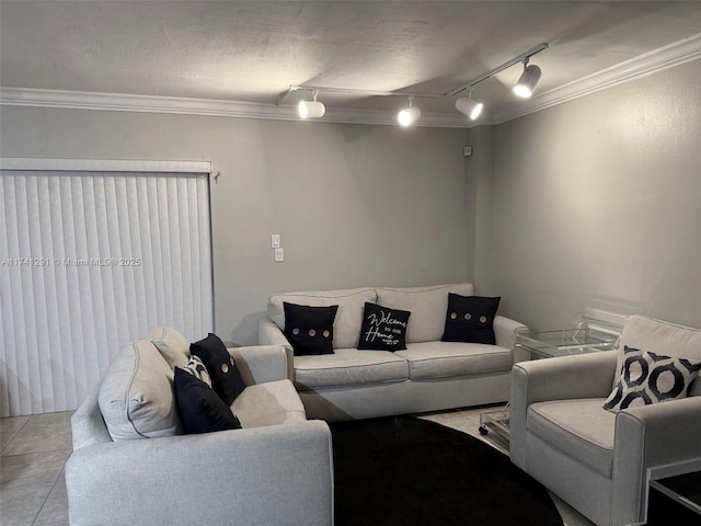9050 NW 28th St Unit 110, Coral Springs, FL 33065 - tiled living room with ornamental molding