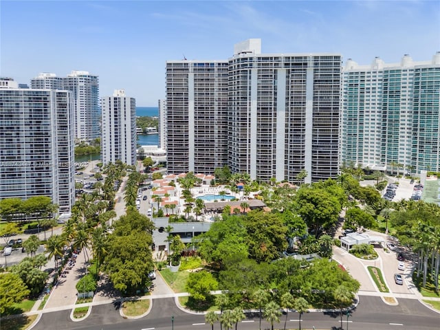 20281 E Country Club Dr Unit 403, Aventura, FL 33180 - view of building exterior featuring a water view and a city view