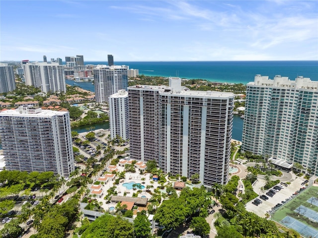 20281 E Country Club Dr Unit 403, Aventura, FL 33180 - view of urban area with a large body of water and a pool