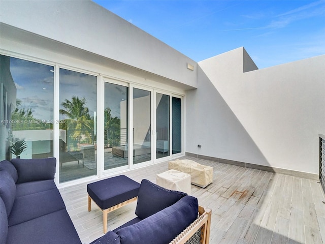 view of patio / terrace with outdoor lounge area