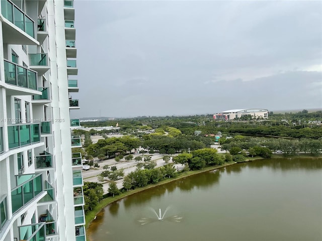 property view of water