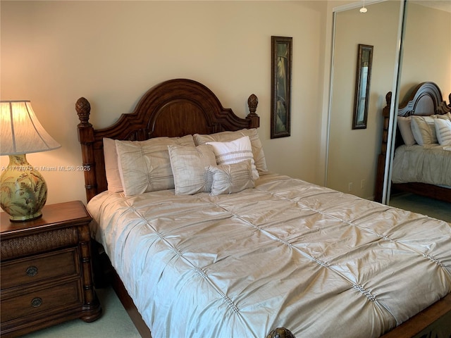 bedroom featuring a closet