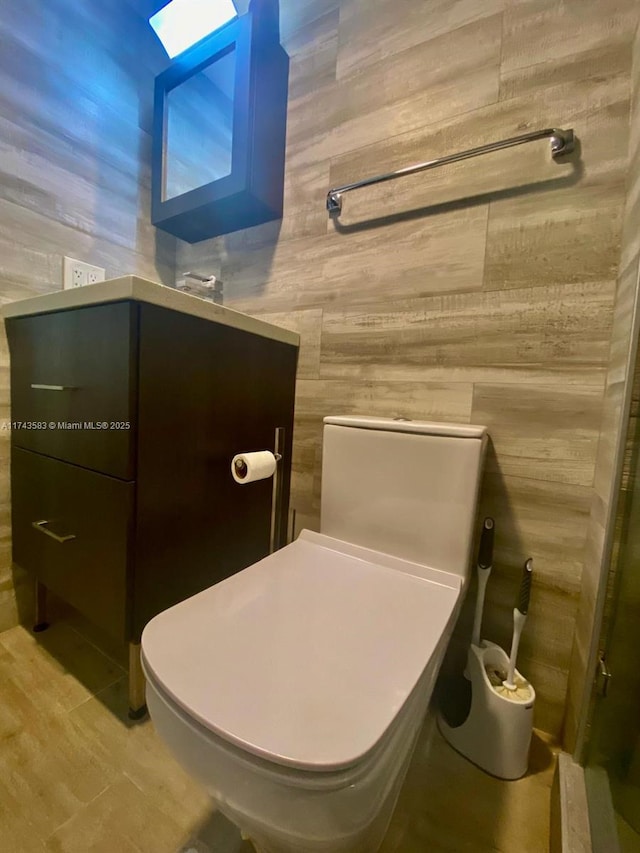 2780 NE 183rd St Unit 2109, Aventura, FL 33160 - bathroom with wood walls and vanity