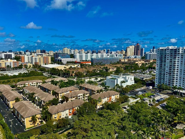 exterior space featuring a city view