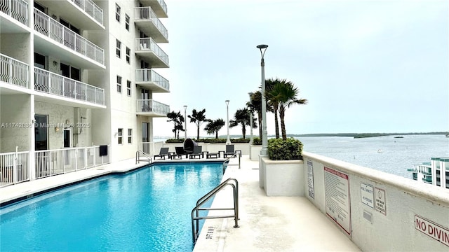 1200 Brickell Bay Dr Unit 2216, Miami, FL 33131 - community pool with a water view