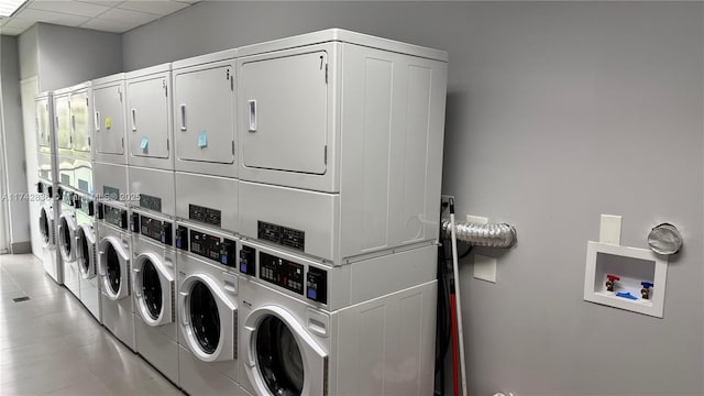 1200 Brickell Bay Dr Unit 2216, Miami, FL 33131 - shared laundry with stacked washer / dryer and separate washer and dryer