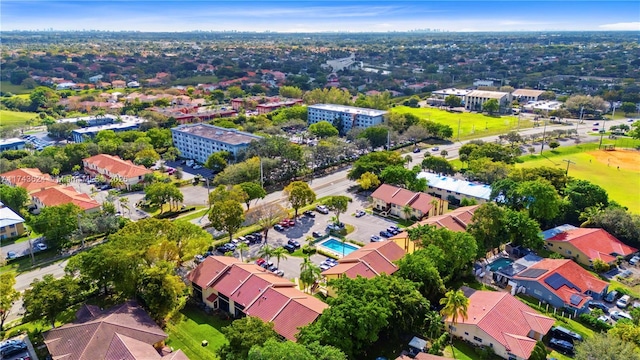 bird's eye view featuring a residential view