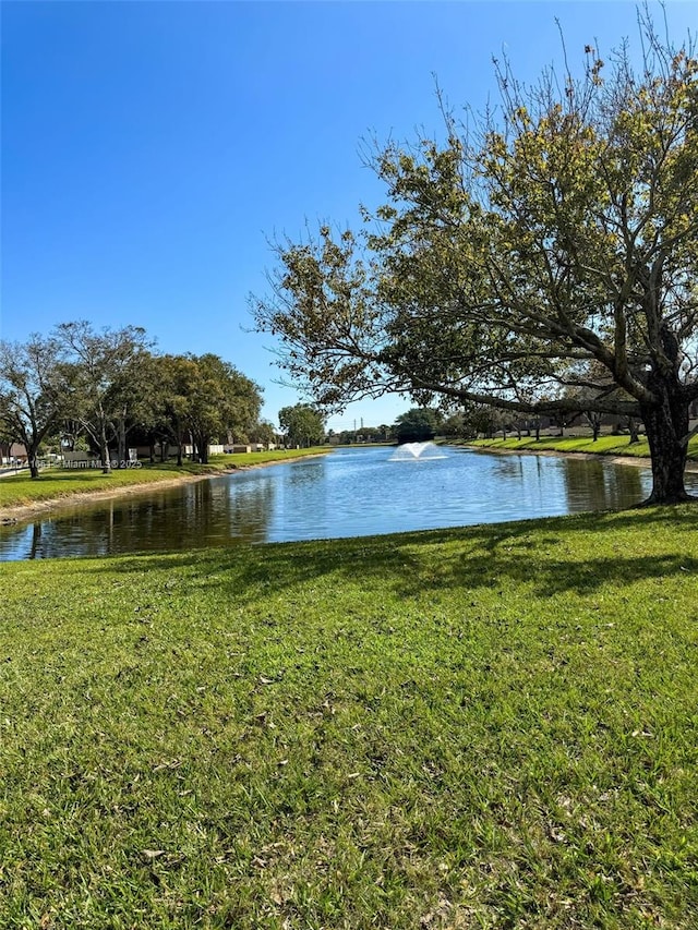 view of water feature