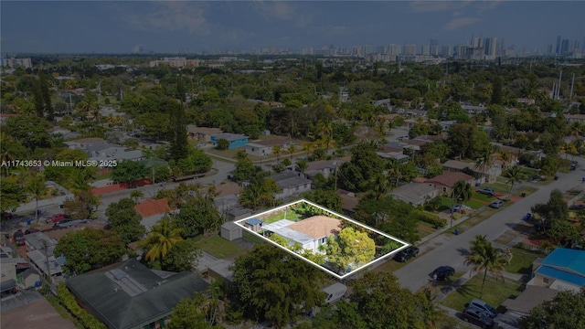 1431 NE 156th Ter, North Miami Beach, FL 33162 - view of urban area featuring property parcel outlined