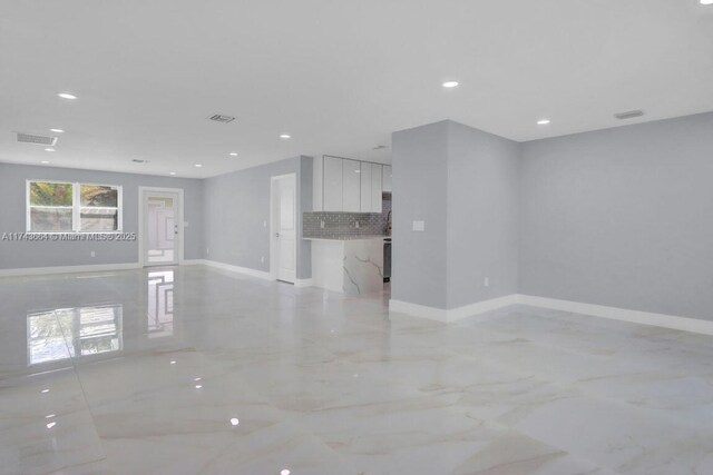 view of unfurnished living room