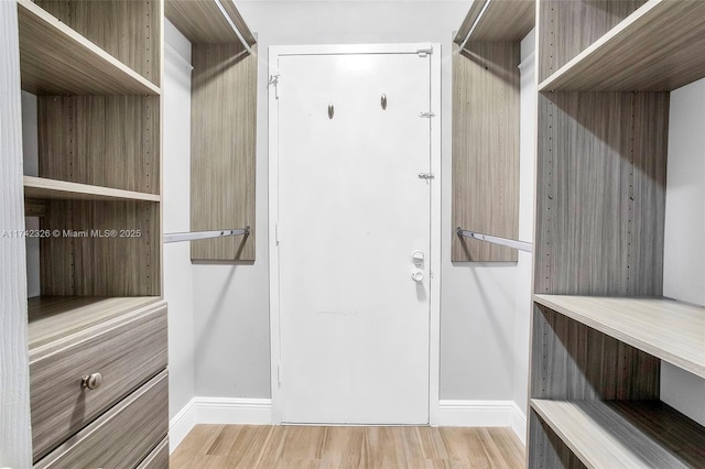 6911 Environ Blvd Unit 5L, Lauderhill, FL 33319 - spacious closet featuring wood finished floors