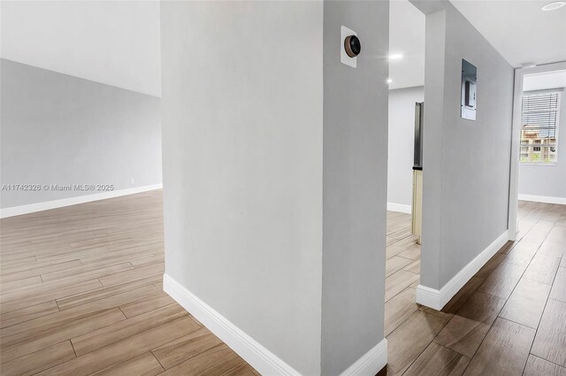 6911 Environ Blvd Unit 5L, Lauderhill, FL 33319 - corridor featuring wood finished floors