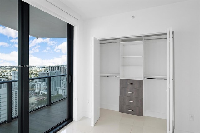 view of closet