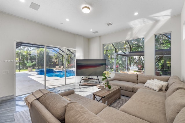 view of living room