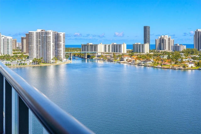 5000 Island Estates Dr Unit Ph1508, Aventura, FL 33160 - water view featuring city skyline