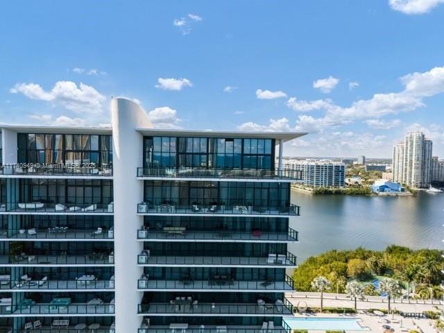 5000 Island Estates Dr Unit Ph1508, Aventura, FL 33160 - view of apartment building / complex with a water view