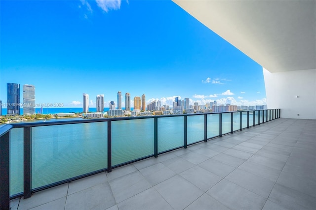 5000 Island Estates Dr Unit Ph1508, Aventura, FL 33160 - balcony with a view of skyline and a water view